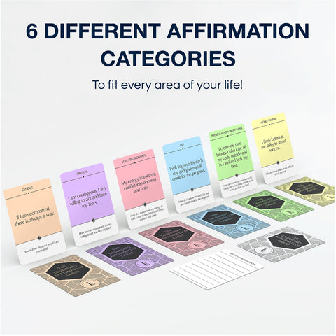 The Legendary Affirmation Cards by Legendary Life - 120 High Impact Affirmations for Manifestation and Motivation - Ideal for On the Go - Quick and Easy as a Daily Practice - Covers 6 Different Aspects of Your Life